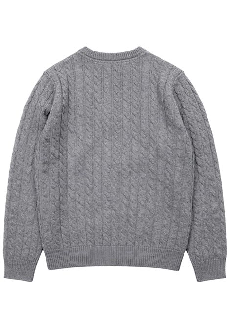 Maglione bambino grigio in lana SUN68 | K42340/SUGRIGIO