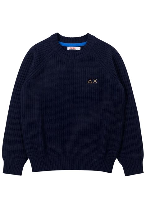 Maglione bambino blu in lana SUN68 | K4234207/SUBLU