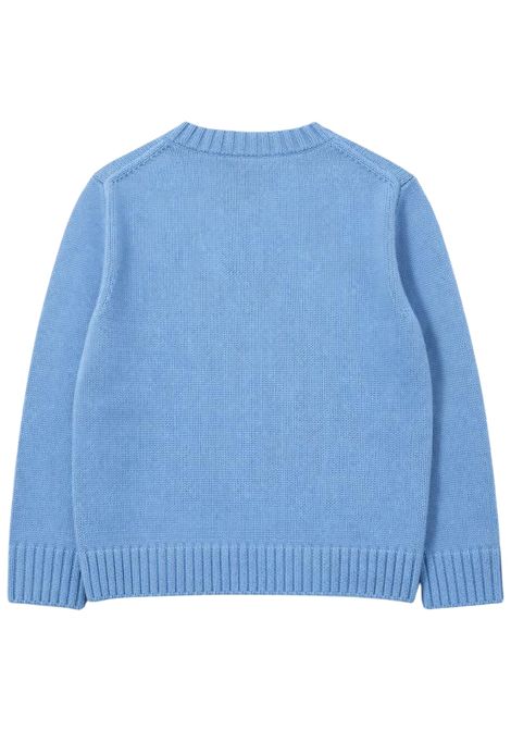 Maglione bambino azzurro in lana SUN68 | K44322/SUAZZURRO