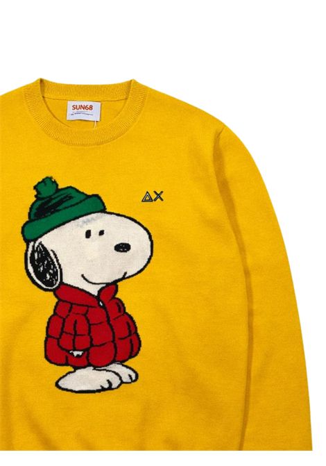 Maglione bambino in lana e cotone SUN68 | K45352/SUGIALLO