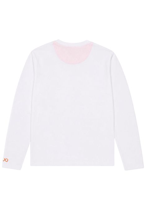 T-shirt bambino bianca in cotone SUN68 | T42310/DEBBIANCO