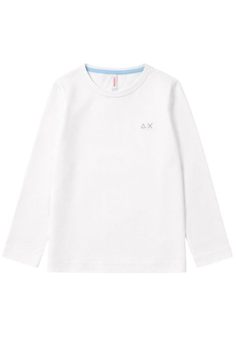 T-shirt bambino bianca in cotone SUN68 | T443004/SUBIANCO