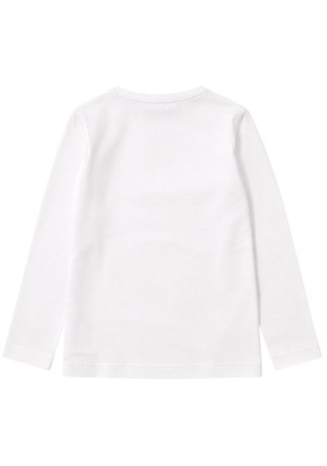 T-shirt bambino bianca in cotone SUN68 | T443004/SUBIANCO