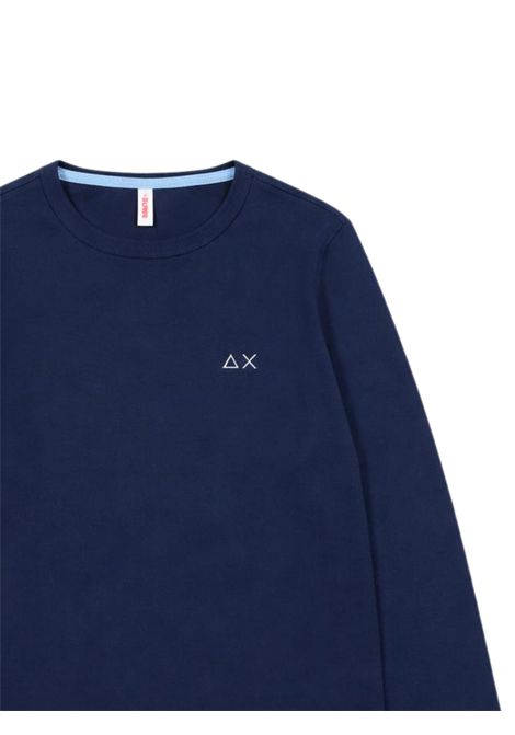 T-shirt bambino blu in cotone SUN68 | T44304/SUBLU