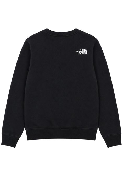 Felpa bambina nera in cotone THE NORTH FACE | PALE BLOSSOM/DEBNERO
