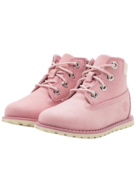 Timberland POKEY PINE MID LACE UP WITH ZIP BOOT bambina Timberland | 1A27EG/MAROSA