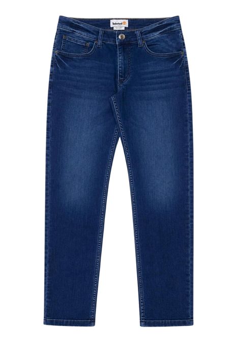 Jeans bambino in cotone denim Timberland | T24C05/DEBLU