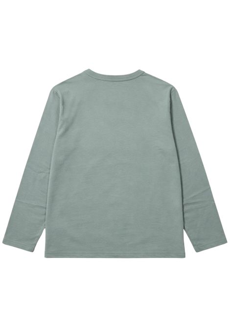 Green cotton T-shirt for children Timberland | T60545/SUVERDE