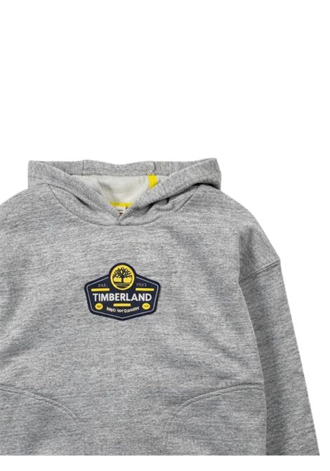 Grey cotton sweatshirt for children Timberland | T60546/SUGRIGIO