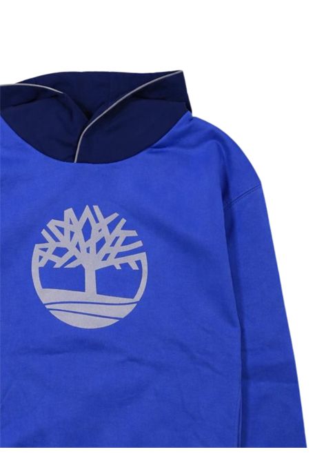 Blue cotton sweatshirt for children Timberland | T60549/SUAZZURRO