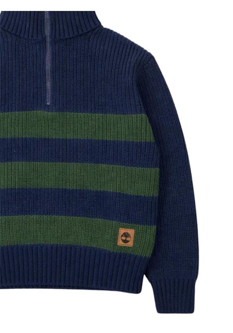 Children's wool and cotton sweater Timberland | T60571/SUBLU/VERDE