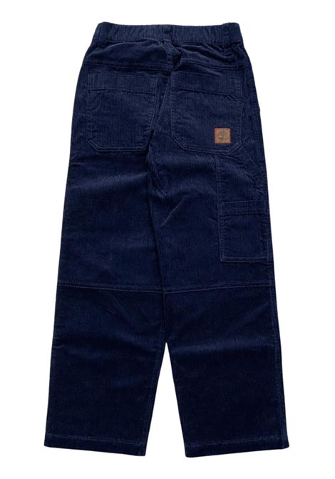 Blue cotton trousers for children Timberland | T60576/MABLU