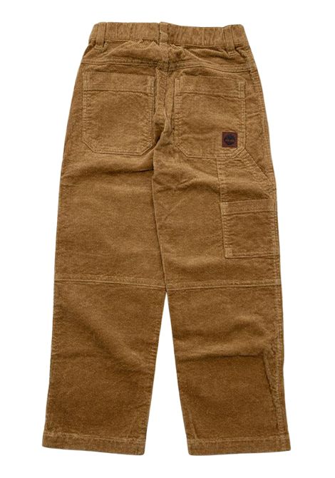 Beige cotton trousers for children Timberland | T60576/SUBEIGE