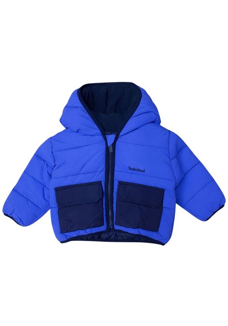 Blue padded baby jacket Timberland | T60590/SUBLU ELETTRICO