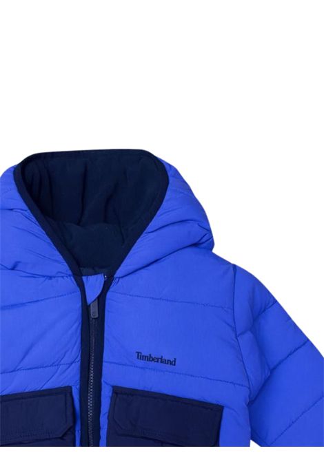 Blue padded baby jacket Timberland | T60590/SUBLU ELETTRICO