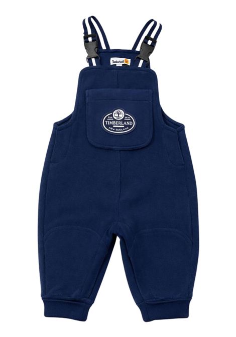 Blue fleece baby overalls Timberland | T60615/SUBLU