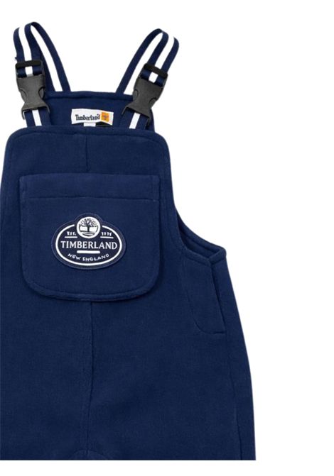 Blue fleece baby overalls Timberland | T60615/SUBLU