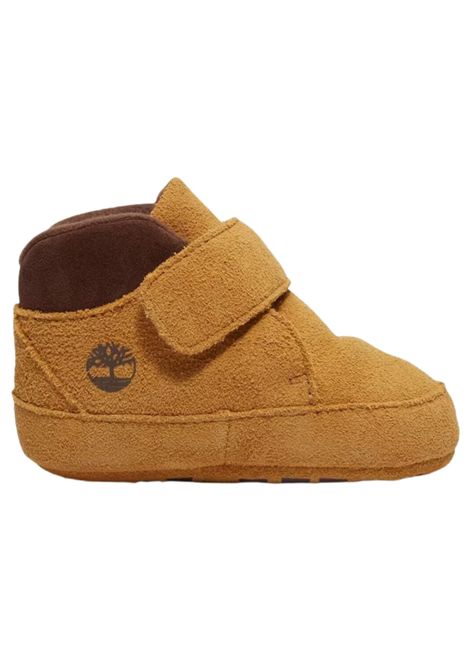Timberland Crib Bootie Mid Hook & Loop boot wheat suede neonato Timberland | TB0A6H8G/MABEIGE