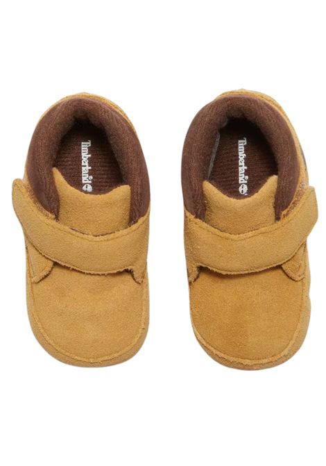 Timberland Crib Bootie Mid Hook & Loop boot wheat suede neonato Timberland | TB0A6H8G/MABEIGE