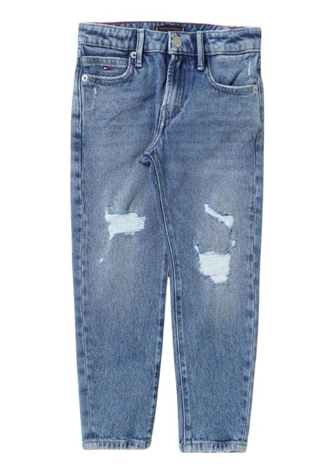 Blue cotton jeans for children TOMMY HILFIGER | KB0KB08457/DEBDENIM