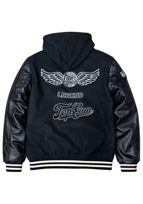 Giubbino bambino nero bomber TOP GUN | 02G0584/MANERO