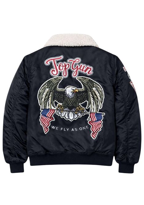 Giubbino bambino nero bomber TOP GUN | 02G0586/MANERO