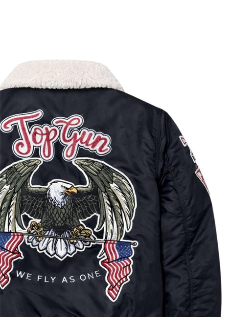 Giubbino bambino nero bomber TOP GUN | 02G0586/MANERO