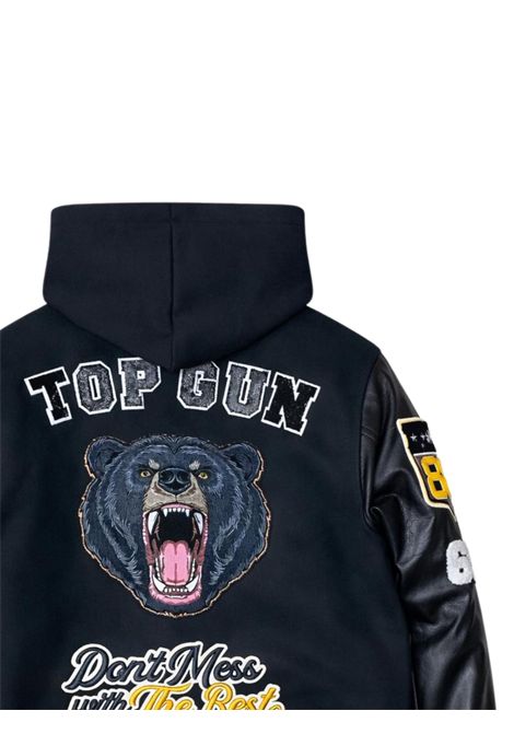 Giubbino bambino nero bomber TOP GUN | 02G0588/MANERO