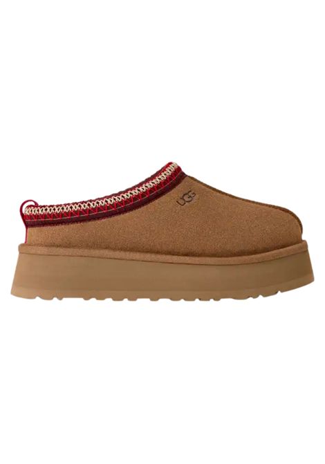 Sabot bambina Tazz in camoscio cammello Ugg | W/1174471CHESTNUT