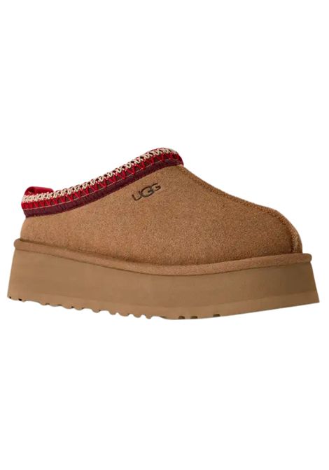 Sabot bambina Tazz in camoscio cammello Ugg | W/1174471CHESTNUT