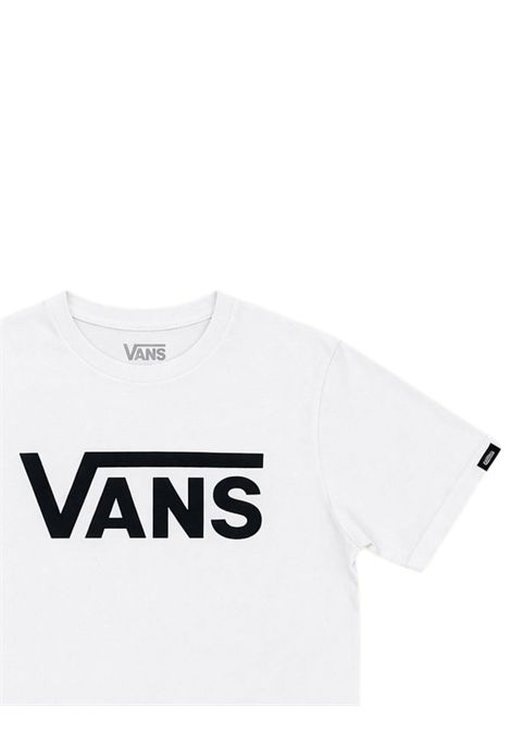 T-shirt unisex bianca in cotone VANS | N000IVFYB21/MABIANCO