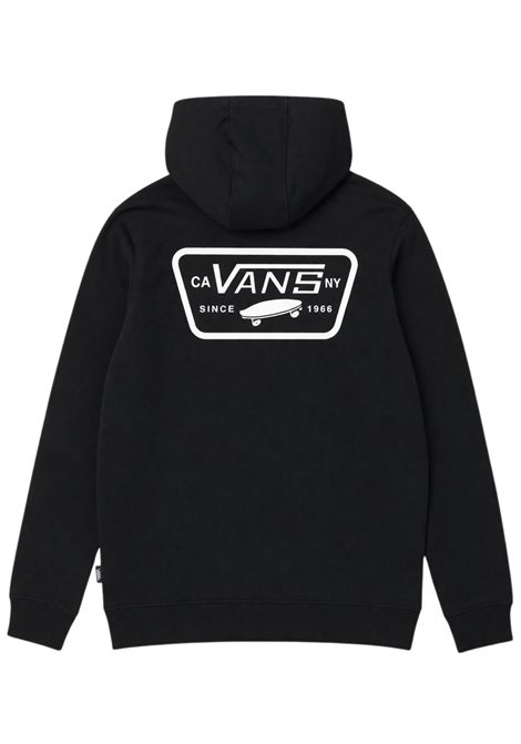 Felpa unisex nera in cotone VANS | N000JBEBLK/MANERO