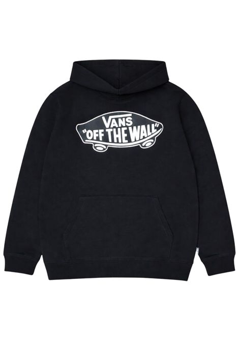 Felpa unisex nera in cotone VANS | N000JYDBLK/MANERO