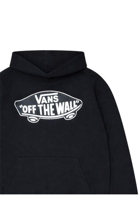 Felpa unisex nera in cotone VANS | N000JYDBLK/MANERO
