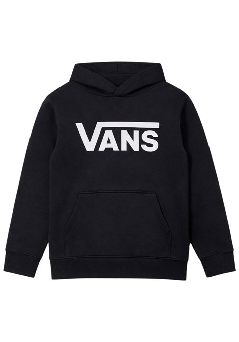 Felpa unisex nera in cotone VANS | N000JYEBLK/MANERO
