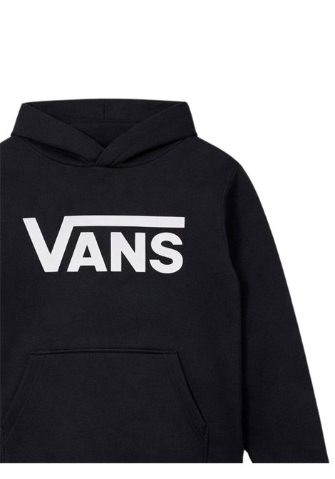 Felpa unisex nera in cotone VANS | N000JYEBLK/MANERO