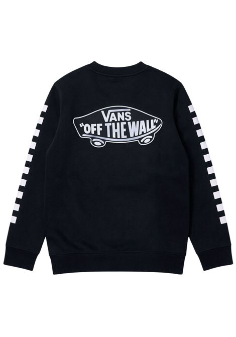 Felpa unisex nera in cotone VANS | N000K98BLK/MANERO