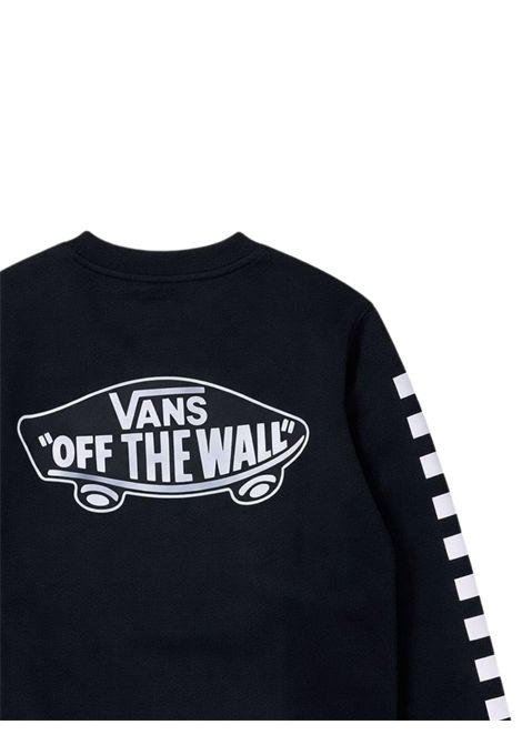 Felpa unisex nera in cotone VANS | N000K98BLK/MANERO