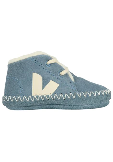 Scarpe neonato blu in pelle scamosciata VEJA | BA0321028/PIABLU