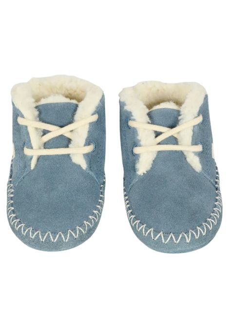 Scarpe neonato blu in pelle scamosciata VEJA | BA0321028/PIABLU