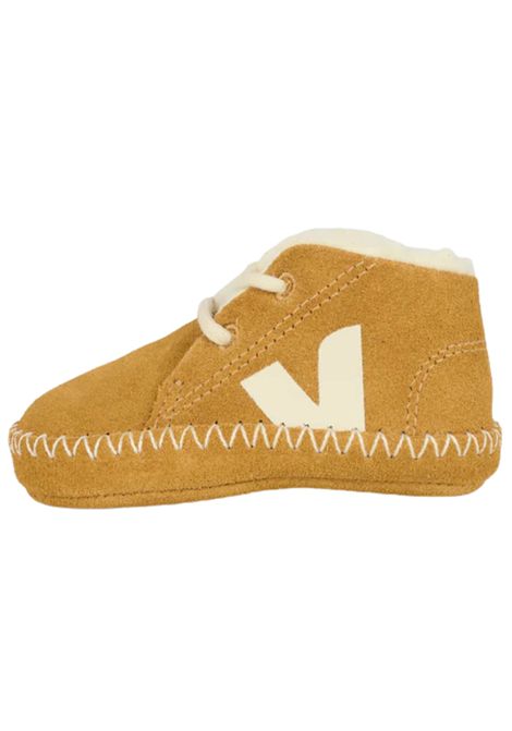 Scarpe neonata cammello in pelle scamosciata VEJA | BA0321030/PIACAMMELLO