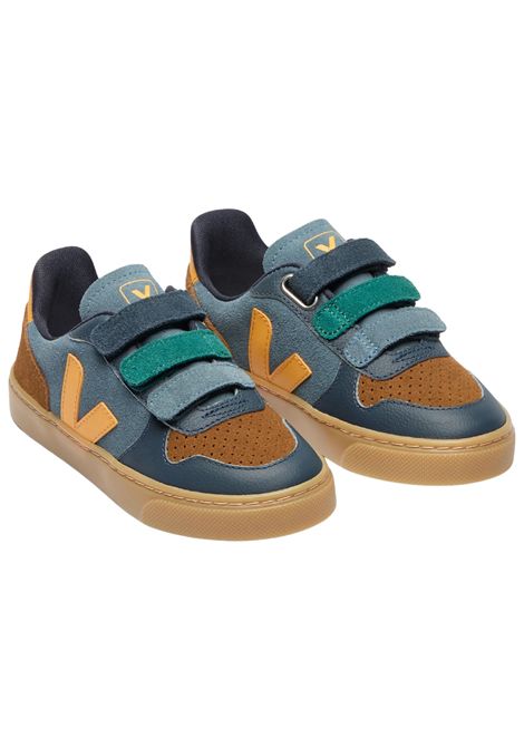 Scarpe bambino multicolor in pelle VEJA | CV0320986C230/PIAMULTICOLOR