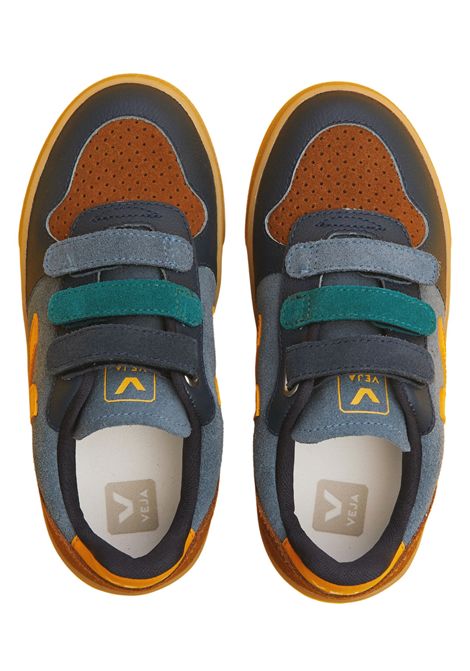 Scarpe bambino multicolor in pelle VEJA | CV0320986C230/PIAMULTICOLOR