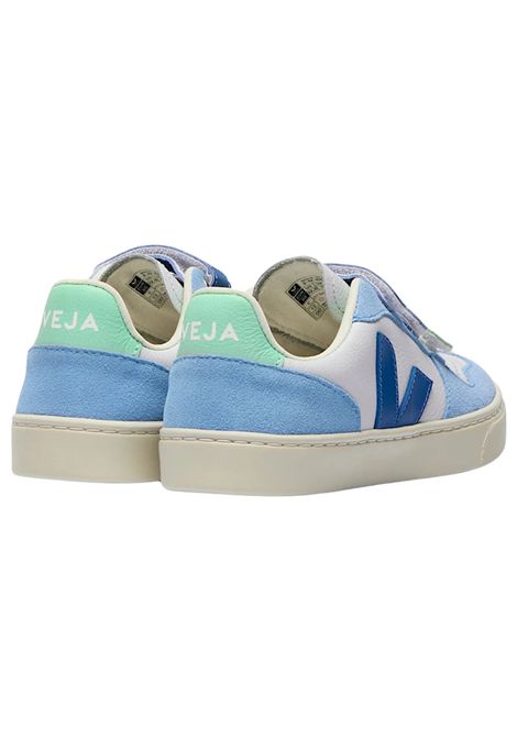 Scarpe unisex azzurre in pelle VEJA | CV0520613/PIAAZZURRO