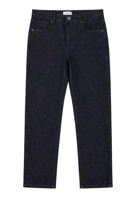 Jeans bambina nero in cotone VICOLO | PD00013/DEBNERO