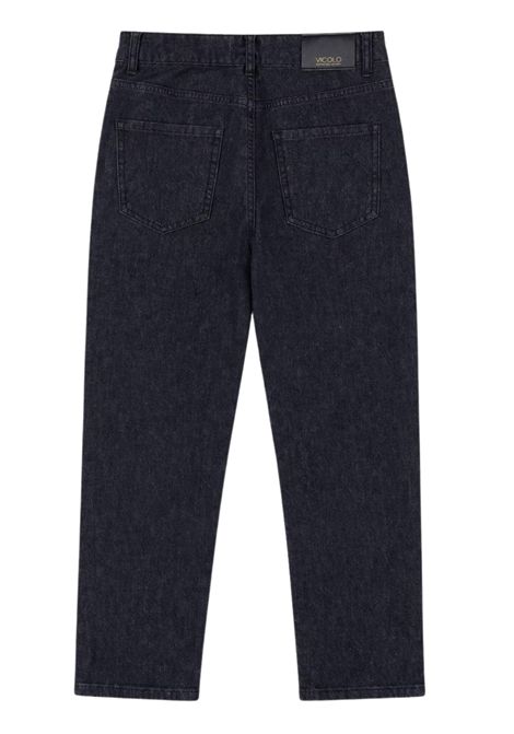Jeans bambina nero in cotone VICOLO | PD00013/DEBNERO