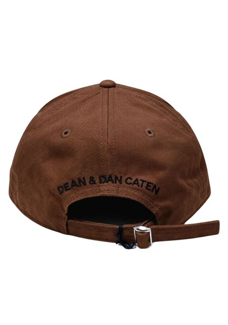 Cappello bambino marrone in cotone DSQUARED2 | D2F103UDQ03YMDMARRONE