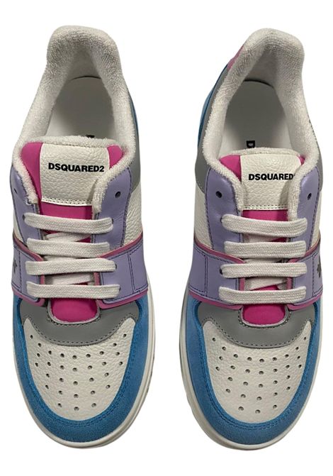 Scarpe bambina multicolor in pelle DSQUARED2 | 77761/PIAMULTICOLOR