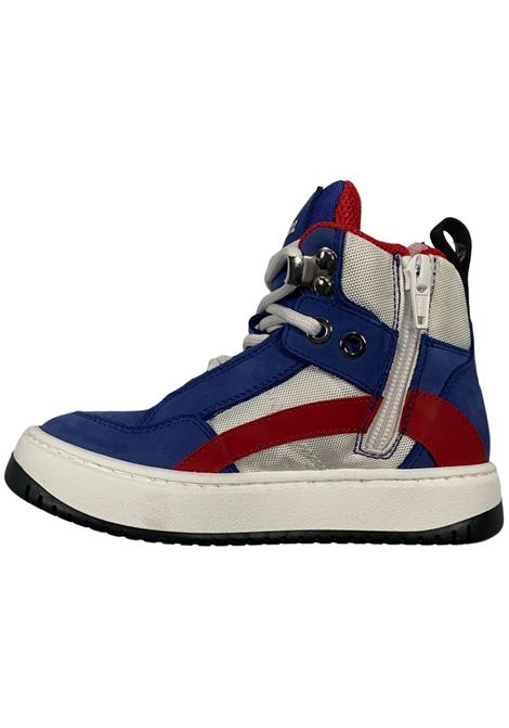 Scarpe bambino blu in pelle DSQUARED2 | 77763/PIABLU