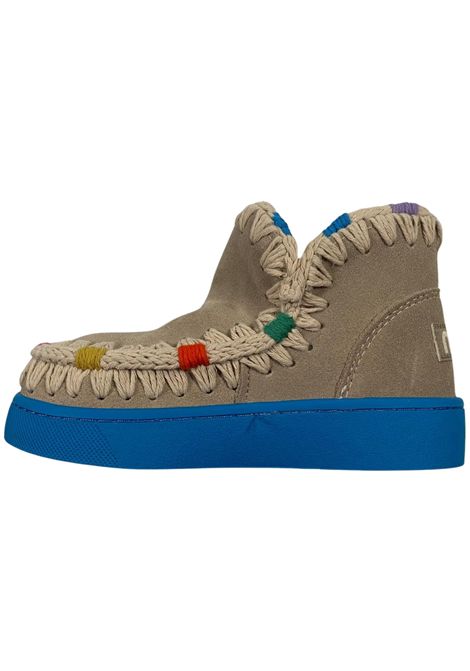 Eskimo shoes for girls in sand suede Mou | MUSK211013AA//PIASABBIA
